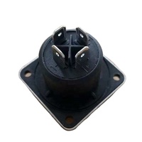Connecteurs Speakon 4pin/8Pin femelle prise d'alimentation 4 trous carrés pour haut-parleur de scène audio haut-parleur amplificateur plaque jonction