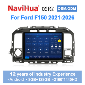 Autoradio Navihua avec lecteur DVD, écran tactile 13,2 pouces, Carplay, Android Auto, unité principale à écran vertical, GPS, audio pour Ford F150 2021-2026 - Product Image 2