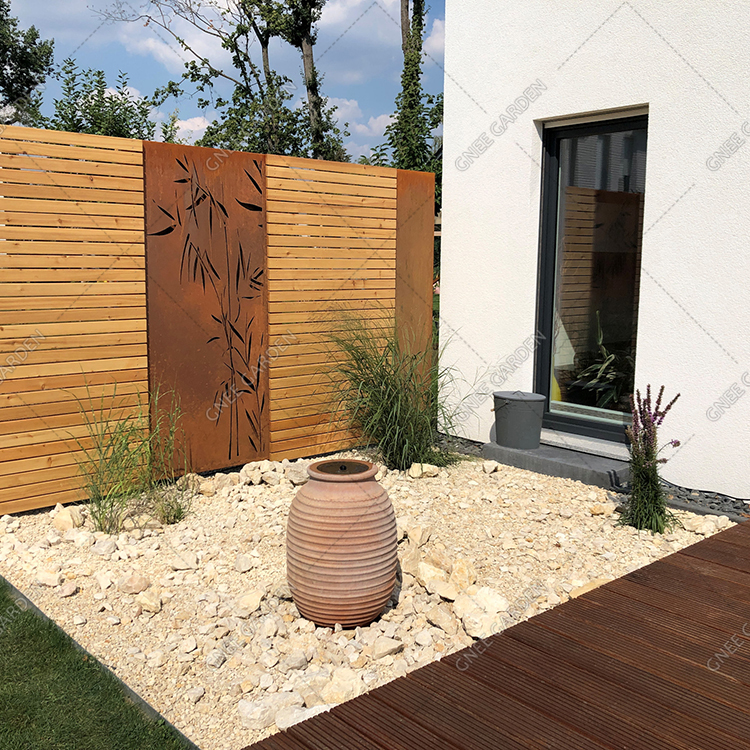 Corten Screen Panel