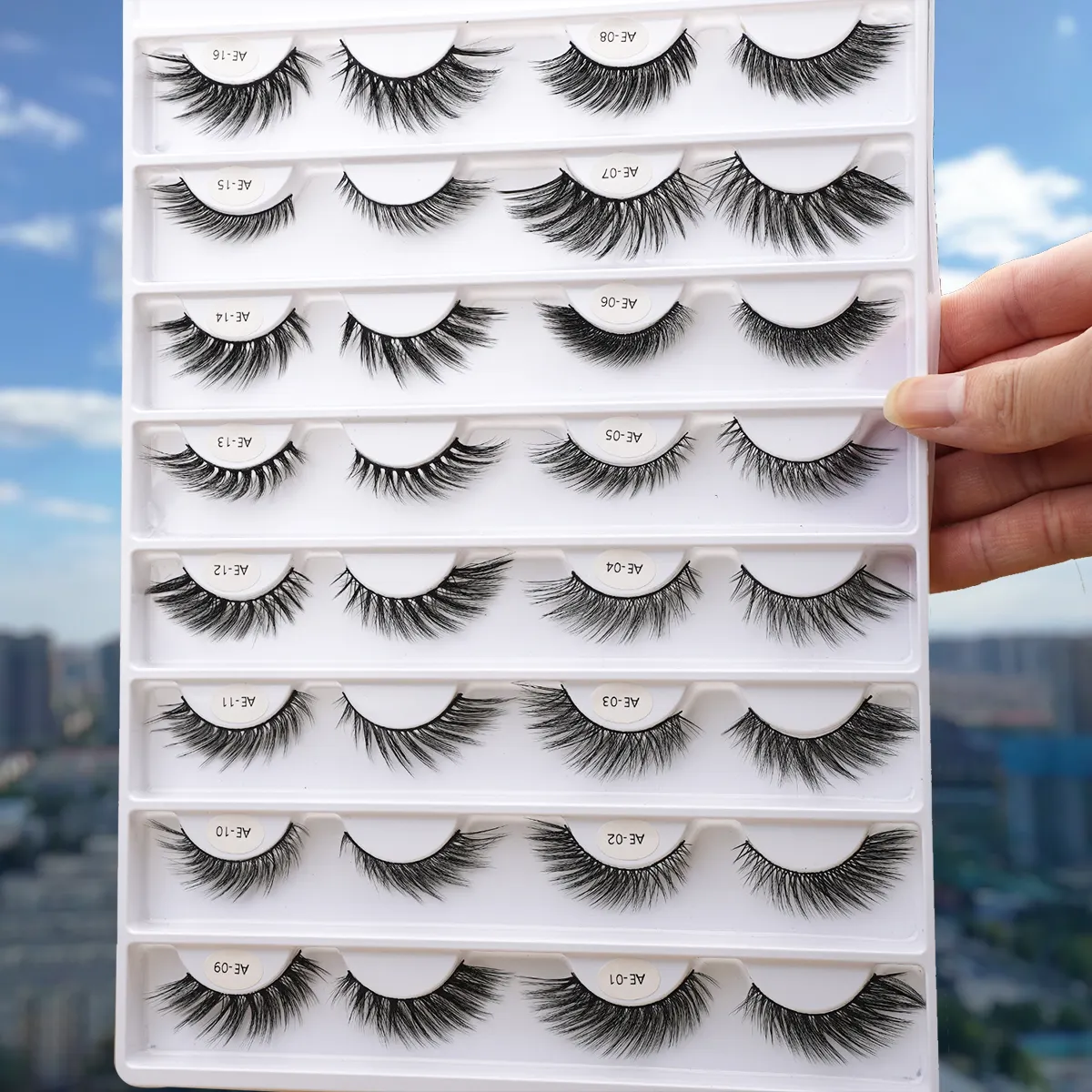 Factory Price Variety Pack Box Lashes Faux Cils Naturel Whole Sale Most Popular The Best Eyelashes