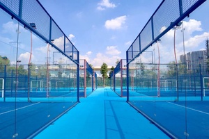 <span class=keywords><strong>Gazon</strong></span> <span class=keywords><strong>synthétique</strong></span> avancé pour terrain de padel développé par l'équipe de R&D de l'usine - Product Image 4