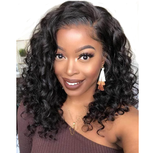 Le buone risposte Bob onda allentata del virgin <span class=keywords><strong>Parrucche</strong></span> dei capelli umani anteriore del merletto parrucca di Modo taglio di capelli Brasiliani del virgin parrucca di capelli umani - Product Image 1