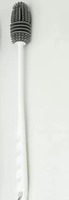 Brosse à tasse à eau en silicone à long manche brosse de nettoyage de bouteille de lait pour théières tasses à eau sans lacunes pour un lavage pratique
