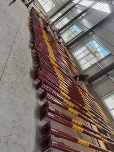 Palo <span class=keywords><strong>della</strong></span> <span class=keywords><strong>luce</strong></span> di strada palo alto dell'albero con il caldo galvanisi dimensioni regolari filo colonna porta post lampione strada curva braccio colore colorato - Product Image 5