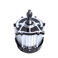Ensemble de moteur de tricycle électrique haute puissance 48V 1500W-1800W batterie à quatre roues sans balai 72V moteur à courant continu différentiel à aimant Permanent