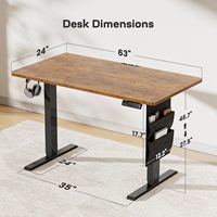 Fabricante Oficina Solución Proveedor Eléctrico Ajustable Altura de pie Escritorio Ergonómico Ordenador Smart Sit Mesa de elevación Escritorios