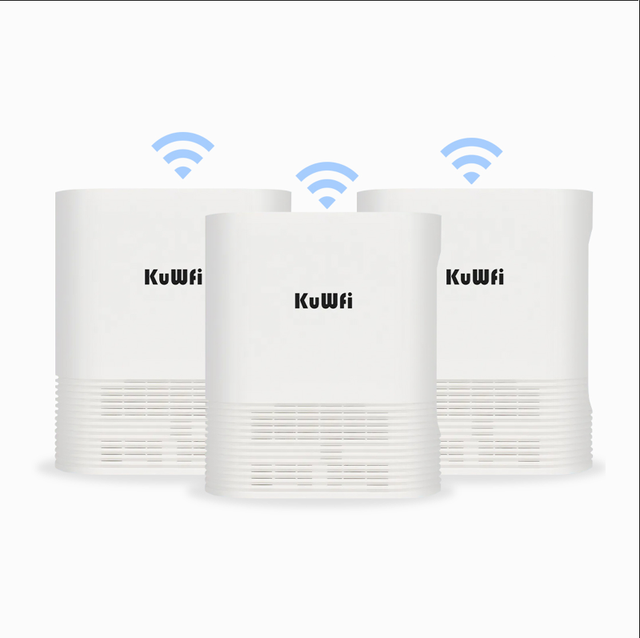 Mesh Wifi System KuWFi Wifi6 Router Indoor Wifi Gigabit WAN LAN Multi Port Dual Band 3000Mbps VPN High Speed Wireless Router