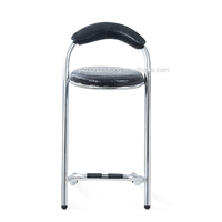 Tabouret de bar moderne en cuir, éclairé, imperméable, chaise haute pour chambre à coucher, salle de sport, salon, utilisation en extérieur