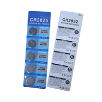 DUKECELL 5 Piezas de Electrónica de Consumo, Pilas de Botón CR2032 CR2025, Pilas de Litio de 3V, Pilas de Botón
