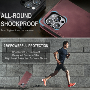 เคสหนังแม่เหล็กแบบพับได้สำหรับ <span class=keywords><strong>iPhone</strong></span> SE 2022 13 Pro 13 12 11 Pro Max Xr <span class=keywords><strong>Xs</strong></span> 8 7 Plus พร้อมขาตั้งและช่องใส่บัตรสำหรับ <span class=keywords><strong>iPhone</strong></span> 14 - Product Image 5