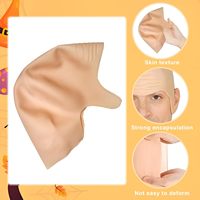 Casque de chauve en latex épais pour déguisement, cosplay, chapeau pour enfants et adultes