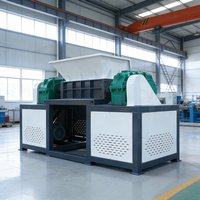 Déchiqueteur de pneus de grande taille de qualité industrielle pour ligne de production de recyclage des pneus usagés, fourni par l'usine