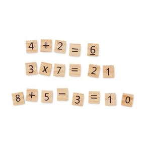 Juego Educativo de Contar de Madera Portátil, Ecológico, Promocional, con Logotipo Personalizado, en Bolsa de Algodón, para Niños, Set de Regalo - Product Image 2