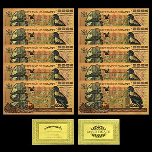 1000 pièces/boîte <span class=keywords><strong>Zimbabwe</strong></span> billet de banque un Yottalillion trillion <span class=keywords><strong>Dollar</strong></span> un Million Yottalilion feuille d'or billet de banque argent à collectionner - Product Image 4