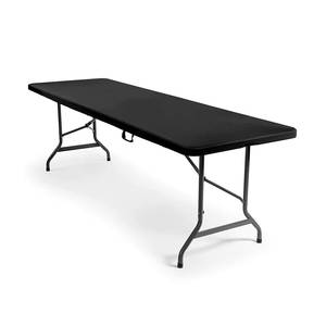 <span class=keywords><strong>Mesa</strong></span> <span class=keywords><strong>Plegable</strong></span> de Comedor para Exteriores de <span class=keywords><strong>Resina</strong></span> Plástica HDPE Moderna con Patas de Acero Plegables, Apilable e Impermeable, Marca CNR, Muebles para Exteriores - Product Image 4