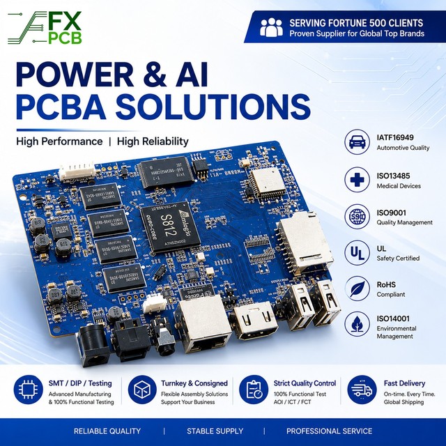 REACH Compliant AI Workstation PCBA for AI Computing Liquid Cooling Platform with REACH Compliant PCB Material Sourcing