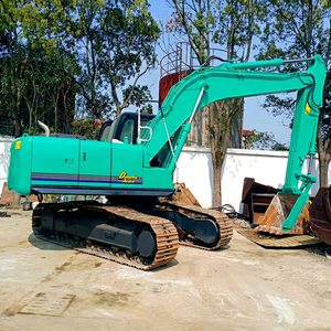 Excavatrice sur chenilles d'occasion Kobelco SK200-6, 20 tonnes, hydraulique, machine de terrassement, pompe Hitachi, capacité de la benne de 0,32 m³ - Product Image 2