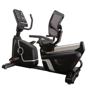 Bicicleta estática reclinada magnética para entrenamiento, modelo 2026, con sensor de pulso y base amortiguadora, para uso doméstico y comercial en gimnasios. - Product Image 1
