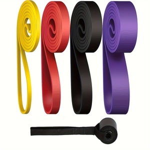 Set de 5 Bandas de Resistencia con 4 Bandas de Asistencia para Dominadas y Anclaje para Puerta, para Estiramiento, Fitness y Entrenamiento Muscular - Product Image 3
