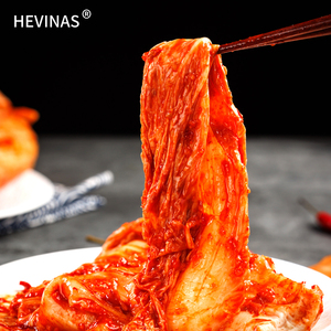 Kimchi di Cavolo Piccante Fermentato Biologico di Alta Qualità con Probiotici a Basso Contenuto di Sodio in Sacchetto da 128g per Ristoranti - Stile Coreano - Product Image 2
