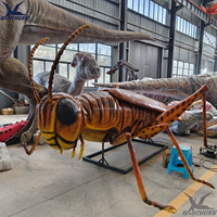 Statue d'insecte de Simulation réaliste d'insecte de grande taille de haute qualité modèle animatronique criquet pour l'affichage d'exposition
