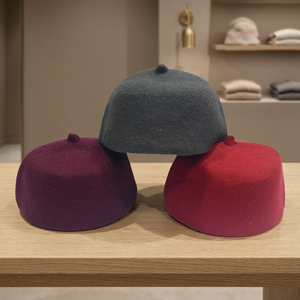 Muslim Prayer <b>Cap</b> Topi Kufi 100% Cotton <b>Plain</b> Dyed Customized Color - Product Image 3