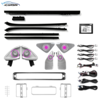 ICarsin - Éclairage d'ambiance intérieur LED 64 couleurs pour Mercedes Benz Classe S W223 Long-wheelbase 2023-2026 - Accessoires