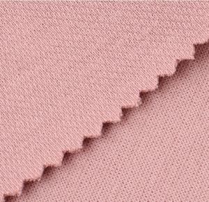 200GSM coton Spandex côtelé simple Jersey <span class=keywords><strong>tissu</strong></span> 94% coton 6% Spandex épais 1*1 plaine teint côtes veste d'hiver robe pour garçons - Product Image 6