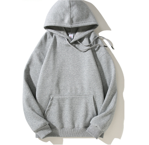 Hiver 2024 – Sweat à capuche pour homme grande taille, personnalisable avec logo, coupe ample, décontracté, à manches longues, épais, rembourré, tricoté uni, pour groupes - Product Image 6