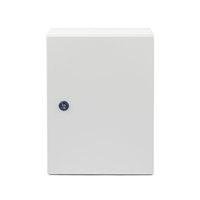 YQBOX ME403020 Boîte de distribution murale en acier laminé à froid poli, étanche IP65, 400x300x200mm