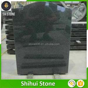 Diseño de tumba de cementerio puerta a puerta para monumentos de granito negro de China - Product Image 4