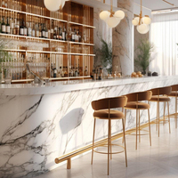 Comptoir de bar commercial sur mesure pour restaurant, café, pub, hôtel – Plusieurs matériaux, styles et tailles – Projet de mobilier clé en main