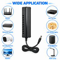 Adaptateur secteur de bureau 12V 5A 60W avec prise US, design professionnel, conforme RoHS, approuvé FCC, compatible avec de nombreux appareils