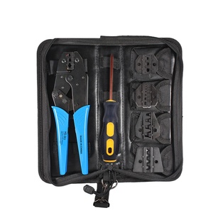HS-30J Portable Crimping <b>Pliers</b> <b>Set</b> For Terminals Industrial Grade Front Entry High Carbon Steel - Product Image 1