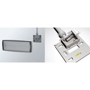 Staffa di Montaggio Beghelli Profondità 7,9 Cm per Installazione a Parete di Apparecchi di Illuminazione - Product Image 1