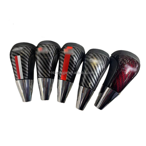 Pomello cambio universale in pelle in fibra di carbonio per modelli Toyota pomello cambio auto per Toyota TRD Hilux - Product Image 2