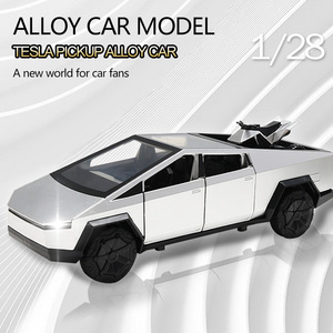 <strong>1</strong>:28 Golden Lighting Alloy <strong>Diecast</strong> Vehicle Toy Sounds Metal Car with <strong>Motorcycle</strong> - Product Image 2