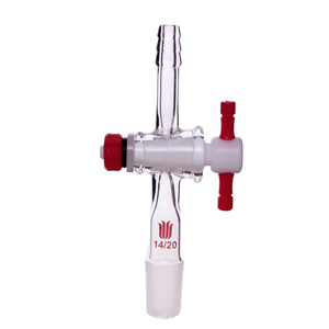Adaptateurs de vide avec PTFE Stopcock14 #19 #24 # ou 29 # utilisés pour réguler le débit de gaz ou de liquides dans les systèmes de réaction - Product Image 1