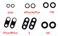 Lentille de caméra en verre OEM avec ruban adhésif compatible avec Apple iPhone 15 14 13 12 11 11 Pro 11 Pro Max X XS Max XR 8 7 et autres modèles