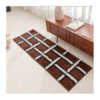 Tapis moelleux antidérapant à poils longs pour chambre d'enfant et salon