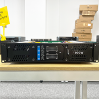 1000W Sınıf H 2U 4 Kanallı Güç Amplifikatörü Konferans Salonları, Düğünler, Sahneler ve KTV'ler için Uygundur
