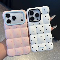 Coque Nuage à Pois Tendance Personnalisable pour iPhone 18 17 Pro Max en Silicone Souple Couverture Intégrale Antichoc Premium