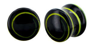 Pendiente de madera en espiral de cristal, Piercing de Metal de buena calidad, tapón para oreja, clip para nariz, pinza para labio, calibrador de oreja - Product Image 4