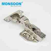 Hardware accessoires schuifdeur scharnier frame soft close keukenkast 3D verstelbare verborgen scharnier slaapkamer ziekenhuis nikkel