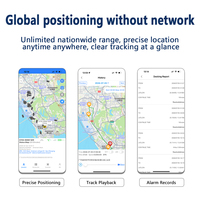 Etiqueta de Rastreo Bluetooth Global para iOS, Localizador Inteligente Ultrafino de Papel, Sin Tarjeta SIM, Batería de Larga Duración para Equipaje, Cartera, Llaves