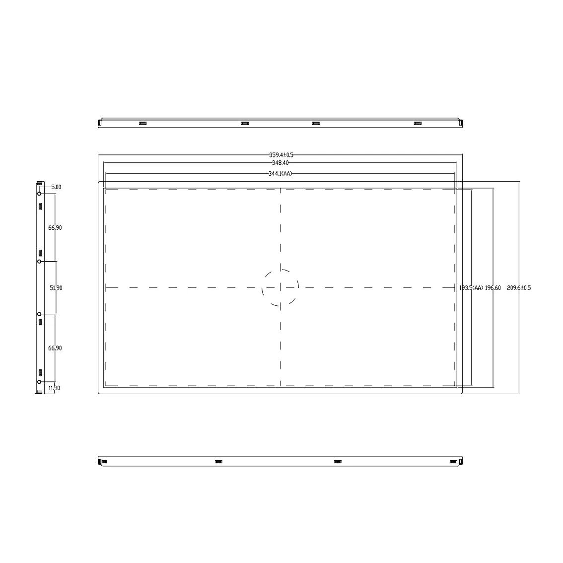 Módulo de pantalla LCD TFT de 15,6 pulgadas Panel de pantalla 1920x1080 Interfaz IPS LVDS Paneles de pantalla LCD con pantalla táctil LCD