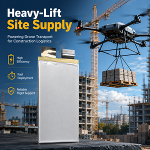 Sel Baterai Pouch 3.7V 52Ah Baterai Drone Tahan Lama Baterai Lithium 33000mAh 400Wh/kg Sel Baterai Drone Logistik Semi-solid State - Product Image 2