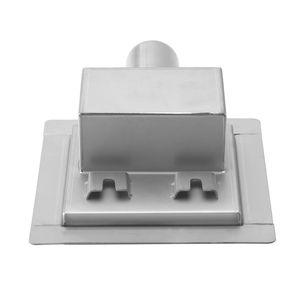 Sifone a pavimento quadrato a doppia griglia in acciaio inossidabile anti scarafaggi e anti odore per bagno BJ-SQFS - Product Image 6