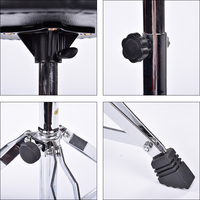 D-95 Tabouret de batterie stable et amovible, direct usine, pour instruments de musique et accessoires de batterie