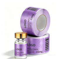 Étiquettes personnalisées pour flacons cosmétiques, autocollantes, étanches, anti-alcool, sécurisées, pour flacons de 3 ml et 5 ml